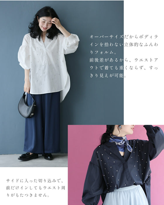 何気ない日を美しく 宝石シャツ