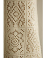 Majolica style lace wide pants