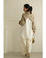 Majolica style lace wide pants