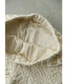 Majolica style lace wide pants