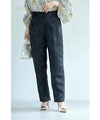 [Sale items cannot be returned or exchanged] Elegant floral jacquard center pleated pants