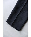 [Sale items cannot be returned or exchanged] Elegant floral jacquard center pleated pants