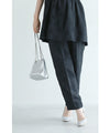 [Sale items cannot be returned or exchanged] Elegant floral jacquard center pleated pants