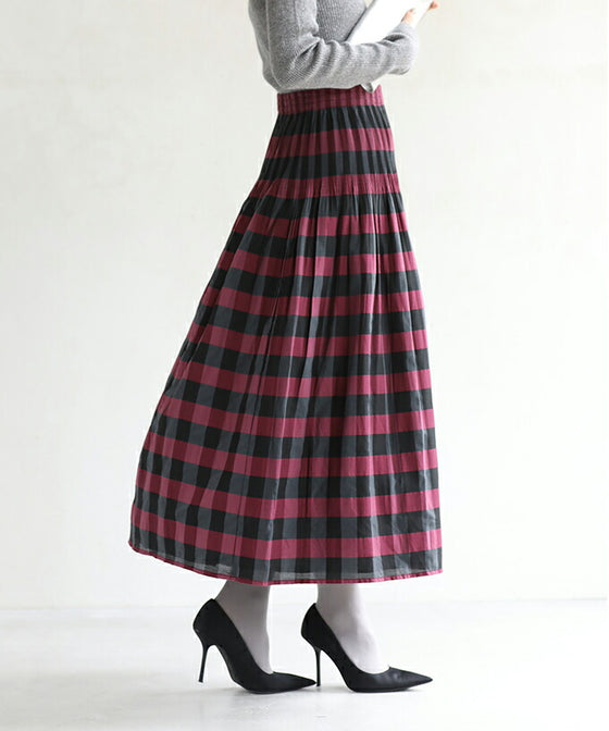 表裏使える シャーリング スカート