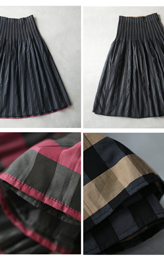 表裏使える シャーリング スカート