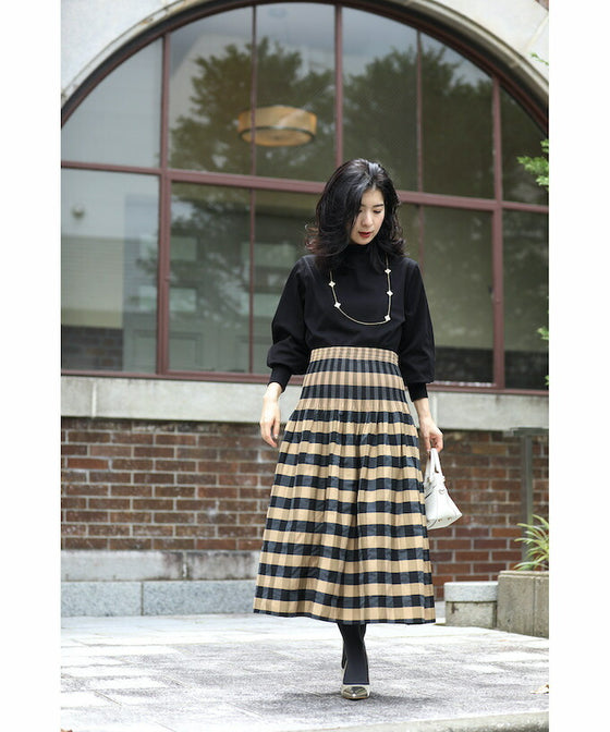 表裏使える シャーリング スカート