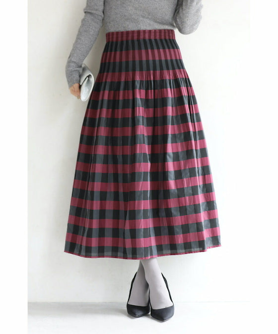 表裏使える シャーリング スカート