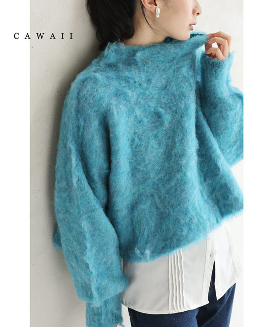 綿菓子のようにふわふわ。ショート丈ファープルオーバートップス