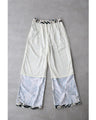 2-way design with a cinched hem. Wide pants with the feel of fireflies dancing on a summer night
