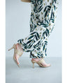 2-way design with a cinched hem. Wide pants with the feel of fireflies dancing on a summer night