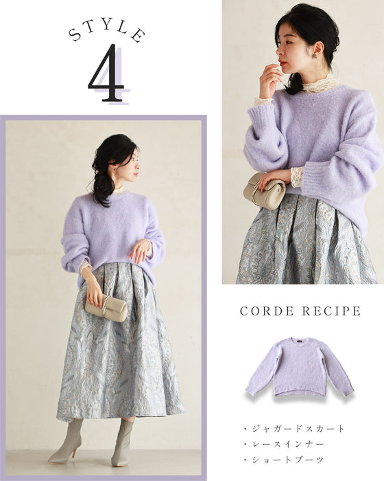 Breaking away from the safe route! Colorful knitwear is perfect for adults