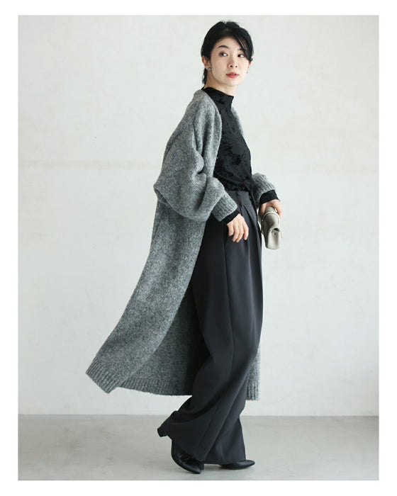 ベロア調の花浮かぶ 上品シアーインナー