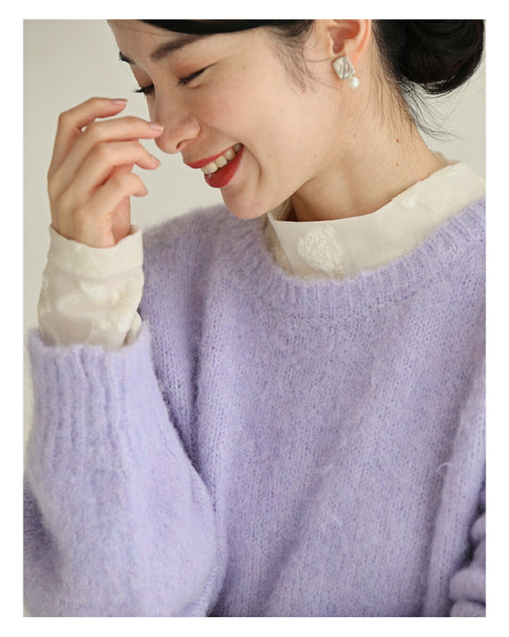 ベロア調の花浮かぶ 上品シアーインナー