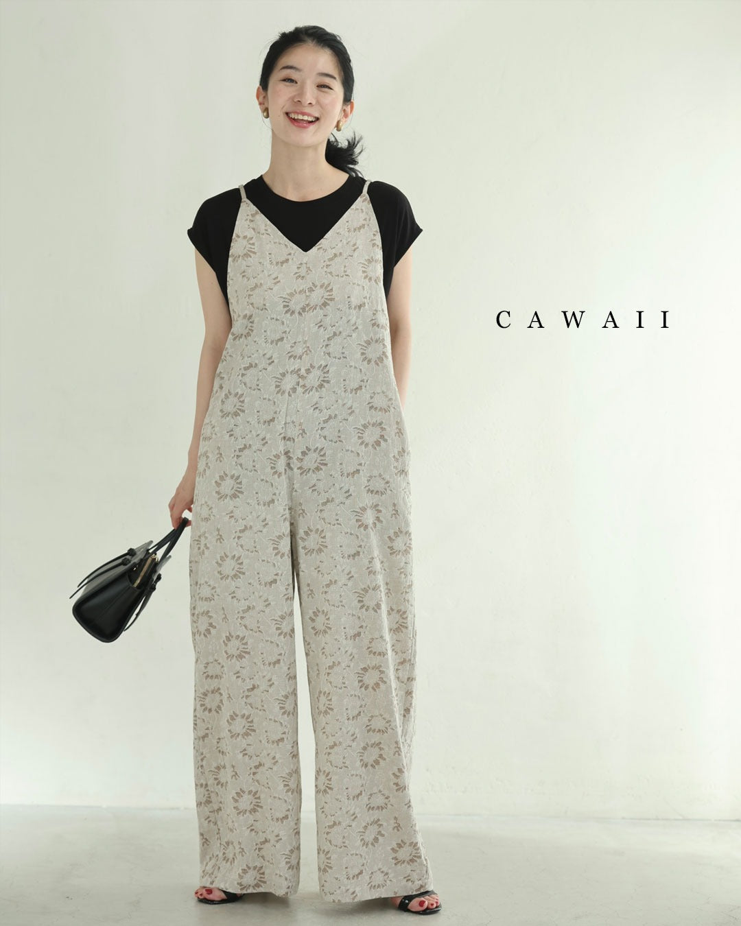 サロペット・オーバーオール・オールインワン ume Floral Cozy Cami Romper ロッキーモンロー Rocky Monroe オーバーオール サロペット