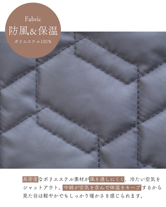毎日着たくなるキルティングコート