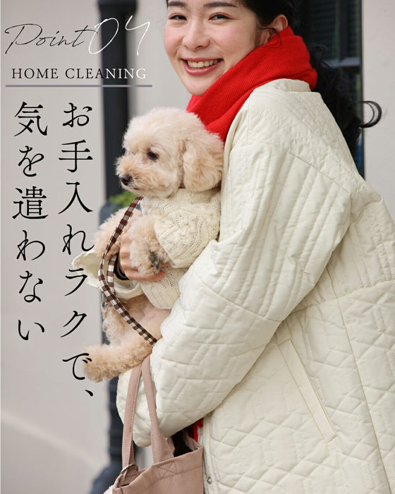 毎日着たくなるキルティングコート