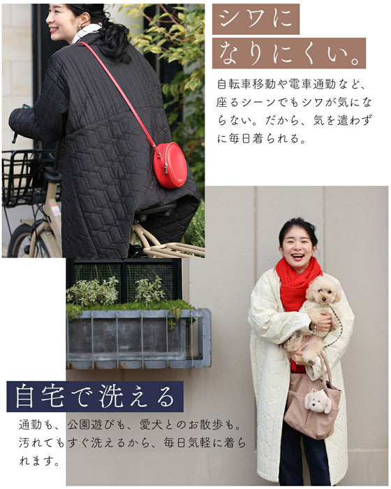 毎日着たくなるキルティングコート