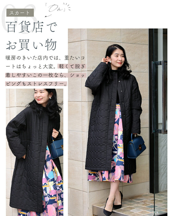 毎日着たくなるキルティングコート