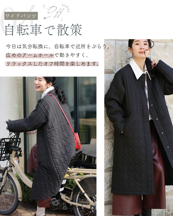 毎日着たくなるキルティングコート