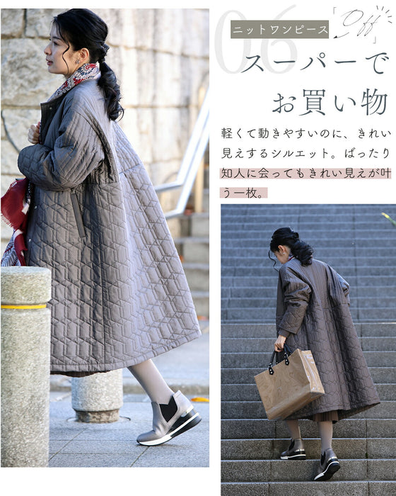 毎日着たくなるキルティングコート