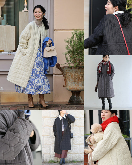 毎日着たくなるキルティングコート