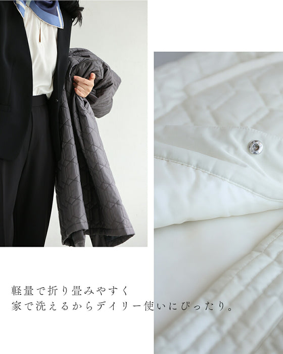 毎日着たくなるキルティングコート