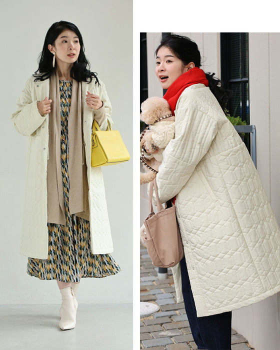 毎日着たくなるキルティングコート