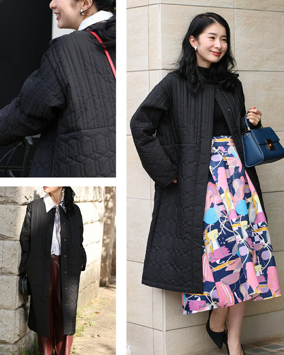 毎日着たくなるキルティングコート