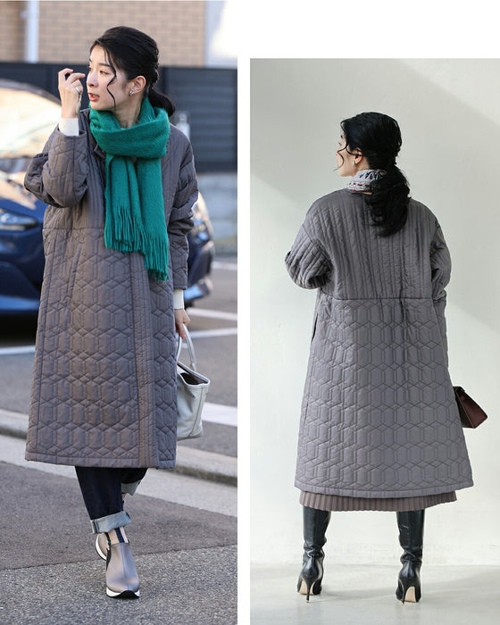 毎日着たくなるキルティングコート