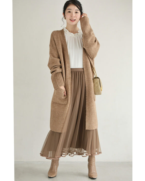 (NEW)触ればやみつき ふわもちカーディガン