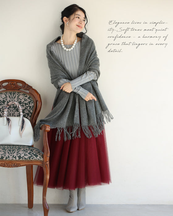 骨格似合わせ 上半身スッキリニット