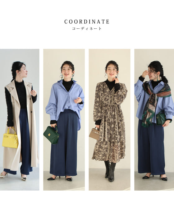 波うつラインの起毛レースインナートップス