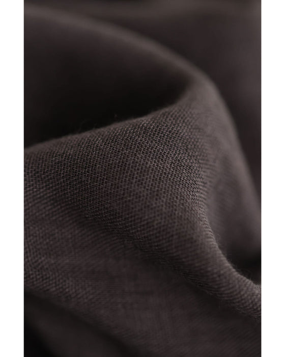 ふんわり風を纏うシアーロングシャツトップス