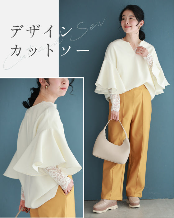 Warm fleece floral lace innerwear