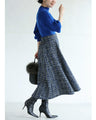 A soft tweed skirt that you can wear casually