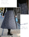 A soft tweed skirt that you can wear casually