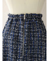 A soft tweed skirt that you can wear casually