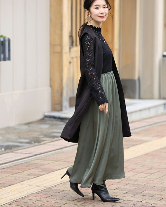 コーデに悩まない私へ。 一軍レースワンピ