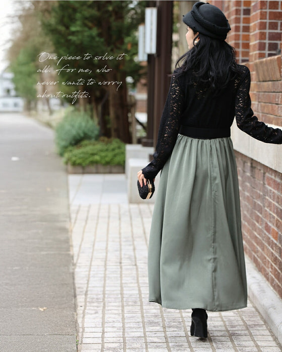 コーデに悩まない私へ。 一軍レースワンピ