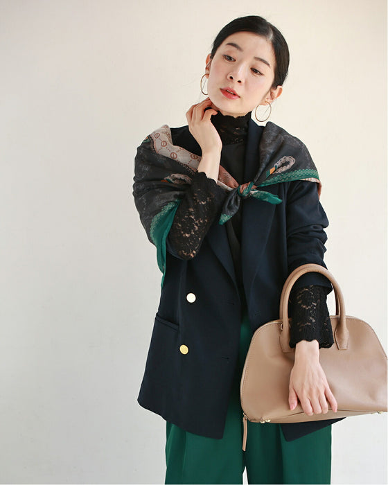 ベロア×レース 寒さも抜け感も我慢しない インナー