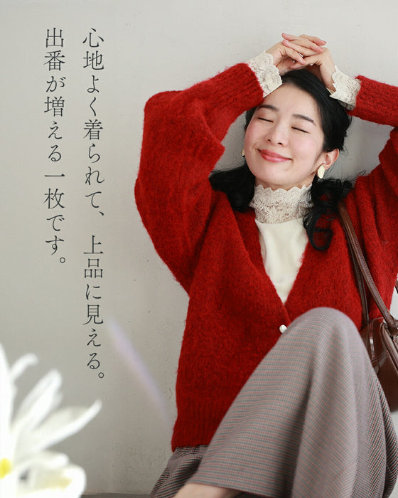 ベロア×レース 寒さも抜け感も我慢しない インナー