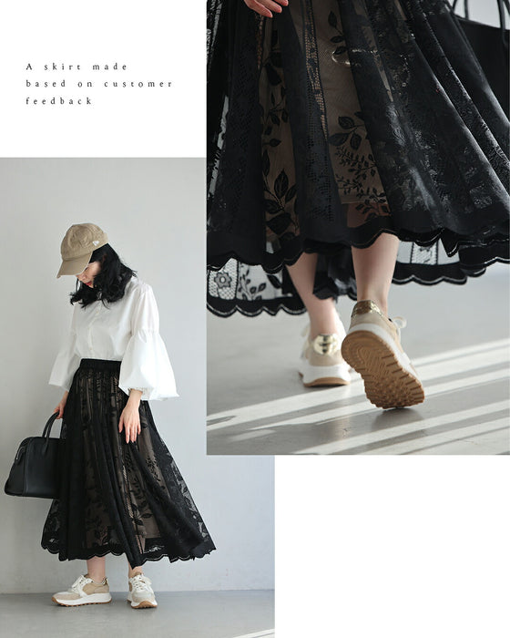 ミセスの「リアルな声」から生まれた レーススカート