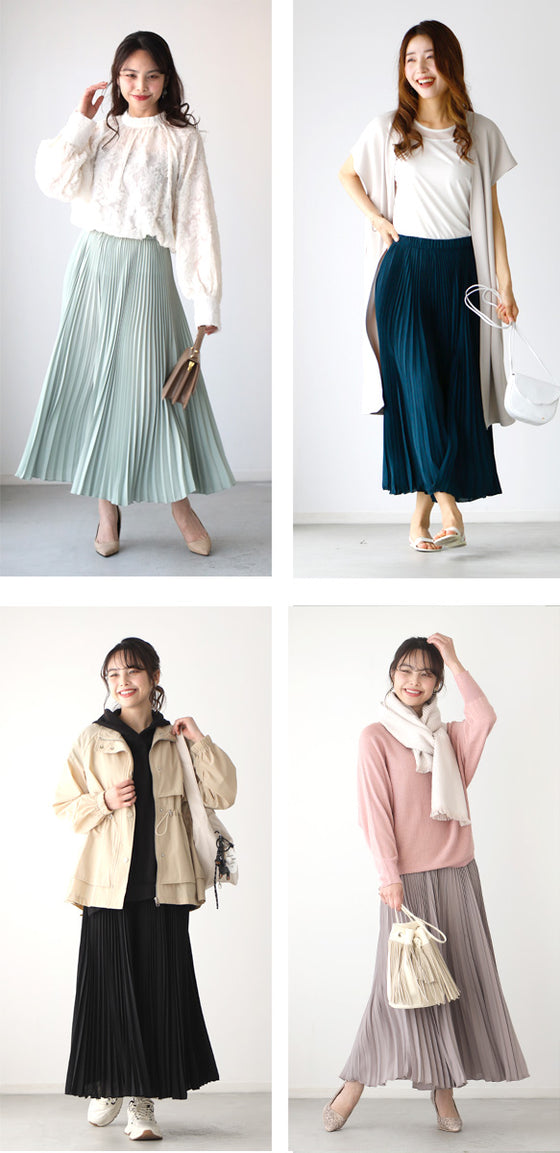 Long-selling pleated pants that everyone loves. Worn by staff*