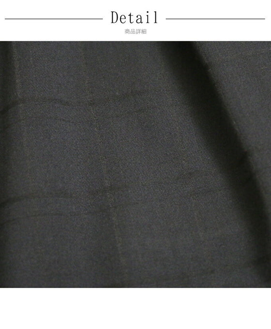 【アウトレット返品交換不可】きれいめチェックのキャミワンピース