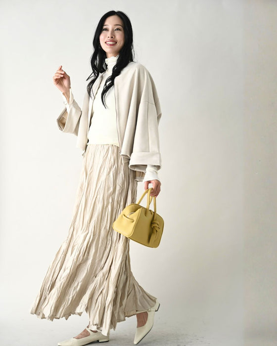 「ゆる×きれい」ケープシルエットコート