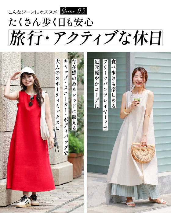 夏の大人贅沢ワンピース
