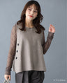 A ribbon vest for adults with a lovely feminine look
