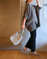 Holiday dolman knit that covers your buttocks