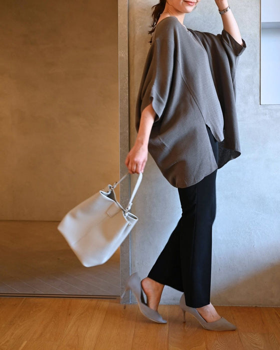 Holiday dolman knit that covers your buttocks