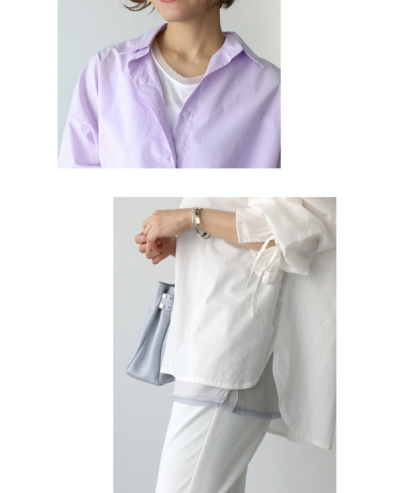 A long inner with tulle hem that shows off your skin